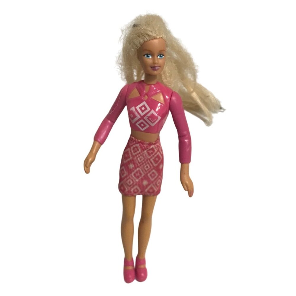 2002 McDonalds Barbie Fashion Photo Barbie 5" Tall